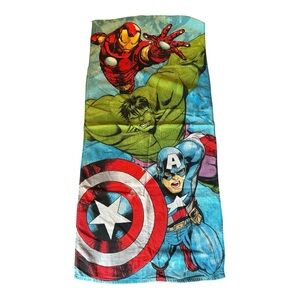 Marvel Heroes Towel with Red, Green, and Blue